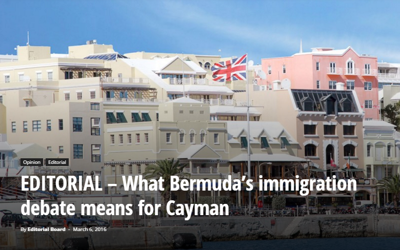 cayman compass bermuda immigration